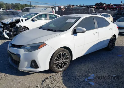 2015 Toyota Corolla S Plus from USA, damaged, VIN 5YFBURHE5FP247420